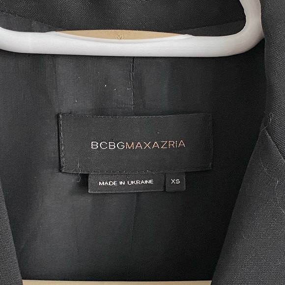 BCBG MAXAZRIA Black and Grey Blazer & Dress Set - Picture 3 of 9